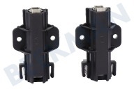 Kelvinator 49028930  Kohlebürste geeignet für u.a. CT121XTR, CT101XTR In Halter -mit Anschlussfahne- geeignet für u.a. CT121XTR, CT101XTR