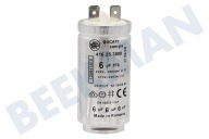 AEG 1256418102 Trockner Kondensator geeignet für u.a. T55840, T57848, EDC77570W 6 uf geeignet für u.a. T55840, T57848, EDC77570W