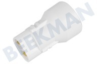 Tegran 481225528015  Lampenfassung geeignet für u.a. ARC1570, ARC5560, KGA3001 Weiß mit 2 Kontakten geeignet für u.a. ARC1570, ARC5560, KGA3001