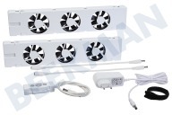 Speedcomfort Luftbehandlung 131001 Radiatorventilator Speedcomfort, Duo Set geeignet für u.a. Säulen-Heizkörper