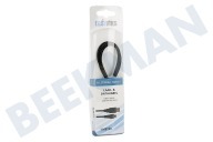 Malata 50061086  Micro USB Lade- und Datenkabel 100cm Schwarz geeignet für u.a. Mikro USB