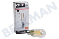 Calex  1101003700 LED Full Glass Filament Tube Modelllampe 4,5 Watt, 470lm geeignet für u.a. E14 T45L Dimmbar