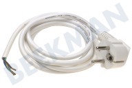 Ariston 53344 Trockner Kabel geeignet für u.a. VMVL 3 x 1 mm2 Univsal, geerdet, Stecker 1,5 m geeignet für u.a. VMVL 3 x 1 mm2