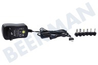 Universell 012843  Netz-Adapter geeignet für u.a. inkl. 6 Stecker Universal 600 MaH 3-12 V stabilisiert geeignet für u.a. inkl. 6 Stecker