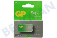 GP GPSUP1604A251C1 6LR61 9 Volt,  Batterie GP Super Alkaline geeignet für u.a. Super Alkaline