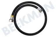 Easyfiks SM2053  Gasleitung geeignet für u.a. Gastec 100 cm mit Kupplungen flexibler Gummischlauch für freistehende Geräte geeignet für u.a. Gastec 100 cm mit Kupplungen
