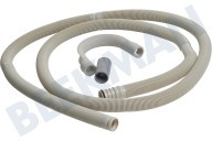 Philips/Whirlpool 481253028737  Schlauch geeignet für u.a. GSF3166, WA8390, ADG9340 Ablauf 220cm komplett geeignet für u.a. GSF3166, WA8390, ADG9340