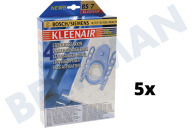 Kleenair 461407  Staubsaugerbeutel geeignet für u.a. VS 52-58-Optima- Microfleece 4 Stk geeignet für u.a. VS 52-58-Optima-