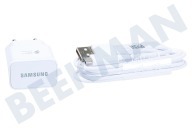 Samsung SAM-10146-PK EP-TA12 Samsung Micro USB  Ladegerät 1,5m Weiß geeignet für u.a. Weiß, 2.0 A