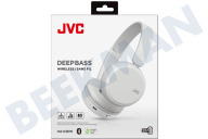 JVC HAS36WWU Kopfhörer HA-S36W Deep Bass Wireless-Kopfhörer Weiß geeignet für u.a. Bluetooth, Bass-Boost-Funktion