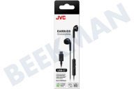 JVC HAFR17UCBU Kopfhörer HA-FR17UB Smartphone-Ohrhörer USB-C, Schwarz geeignet für u.a. USB-C