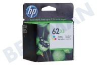 HP Hewlett-Packard HP-C2P07AE Hp 62 XL Color HP-Drucker Druckerpatrone geeignet für u.a. Officejet 5740, Envy 5640, 7640 Nr. 62 XL Farbe geeignet für u.a. Officejet 5740, Envy 5640, 7640