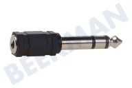 Universell  Jack-Stecker-Adapter 6,3-mm-Stecker - Buchse 3,5 mm geeignet für u.a. Steckeradapter
