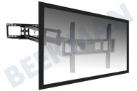 ACT AC8355  Vollbewegliche TV-Wandhalterung XL 37-70", 3 Drehpunkte geeignet für u.a. Bildschirmgröße 37 bis 70 Zoll, 40 kg