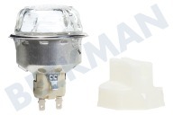 Tecnic 420775, 00420775  Lampe geeignet für u.a. HBA56B550, HB300650, HB560550 Backofenbeleuchtung komplett geeignet für u.a. HBA56B550, HB300650, HB560550