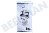 Eurofilter FKS169(2pcs)  Filter geeignet für u.a. einschließlich DKF 42 Carbon 1 runde Seite geeignet für u.a. einschließlich DKF 42