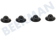 Firenzi C00382262  Abdeckung geeignet für u.a. Rundes Modell, schwarz des Pfannenträgers geeignet für u.a. Rundes Modell, schwarz