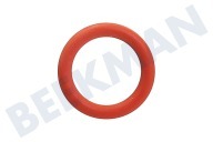Saeco 996530059399 Kaffeemaschine O-Ring geeignet für u.a. SUB018 Silikon, rot DM = 13mm geeignet für u.a. SUB018