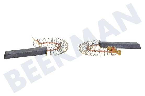 Constructa Waschmaschine 00616505 Kohlebürste Set, 43 mm X 13 x 5 mm mit Feder/Klammer