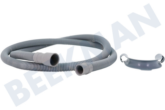 Bauknecht Waschmaschine TVS229 Ablaufschlauch Ablaufschlauch 2 Meter, 2x gerader Anschluss, 22mm