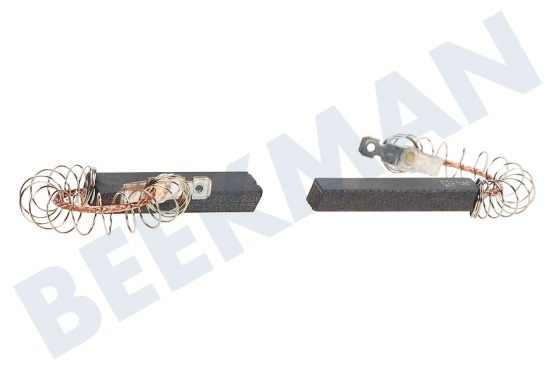 Bauknecht Waschmaschine Kohlebürste Set 12x5 Feder/Klemme