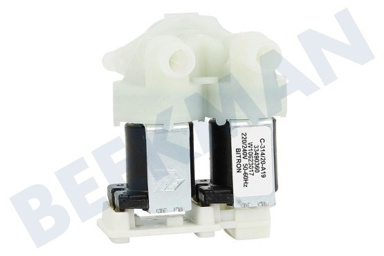 Bauknecht Waschmaschine Einlassventil zweifach, gerade