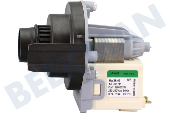 Castor Waschmaschine Pumpe Askoll Fin=25 Fuit=16