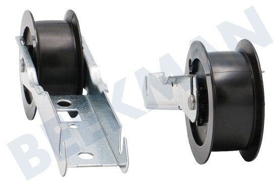 Teka Trockner Spannrolle mit Halterung, 2 Stk