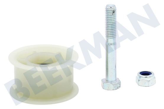 Bauknecht Trockner Spannrolle mit Befestigungsmaterial