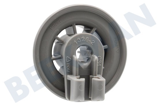 Bosch Spülmaschine hinteres Rad des Unterkorbes