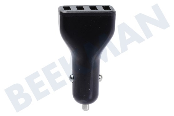 Duracell USB Auflader 12 Volt, 4.8A/SV 4 Port Schwarz