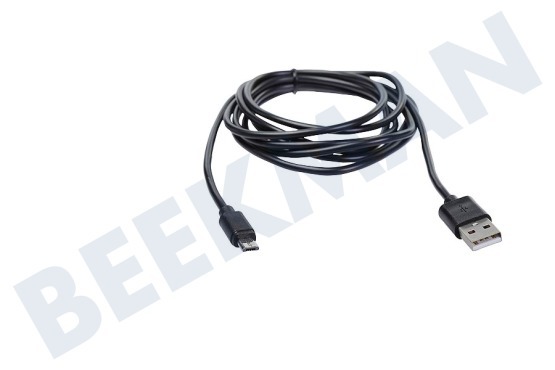 Easyfiks Micro USB Lade- und Datenkabel 200cm Schwarz