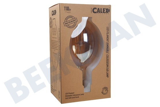 Calex 425612 Calex LED Vollglas Glüfaden Filament Giant Colosseum Gold 11W