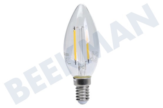 Elica 1105005300 Calex LED Filament Vollglas Kerzenlampe Klar 3.5W 250lm