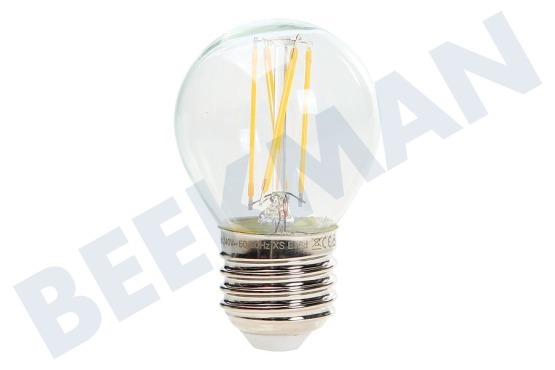 Calex 474483 Calex LED Vollglas Filament Miniglobe Klar 3.5W 350lm