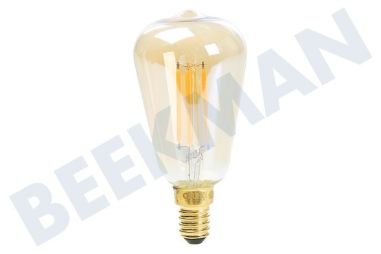 Calex 425400 Calex LED Vollglas Filament 3,5W E14 Gold ST48