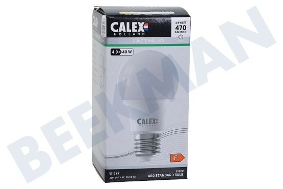 Calex 1301002900 LED Standardlampe 4,9 Watt, E27 A60