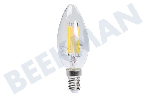 Calex 1101006700 LED-Kerze B35 hell Straight Filament E14 4,5 Watt