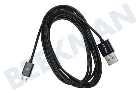 Duracell USB5023A Micro-USB-Kabel-Schwarz 2 Meter