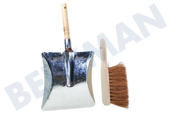 Talen Tools Handfeger mit Kokoshaaren und Metall-Kehrschaufel