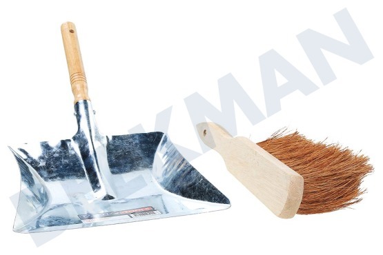 Talen Tools Handfeger mit Kokoshaaren und Metall-Kehrschaufel