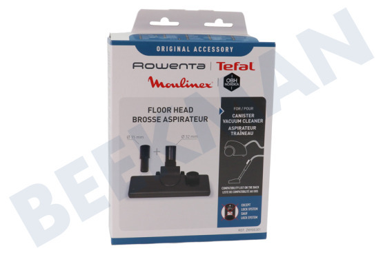 Tefal Staubsauger Saugdüse inkl. Adapter für 35 mm Rohre
