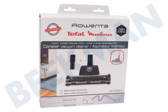 Rowenta Staubsauger ZR900701 Saugdüse Maxi Turbobürste mit Adapter 32-35mm