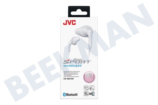 JVC HA-EN15W-HU Gumy Sport kabellos weiß