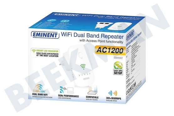 Eminent EM4597 WiFi Dual-Band-Repeater AC1200