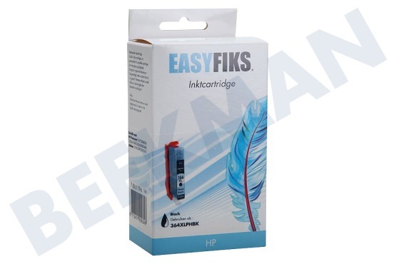 Easyfiks HP-Drucker HP 364XL Photo Black Druckerpatrone No. 364 XL Foto Black + Chip