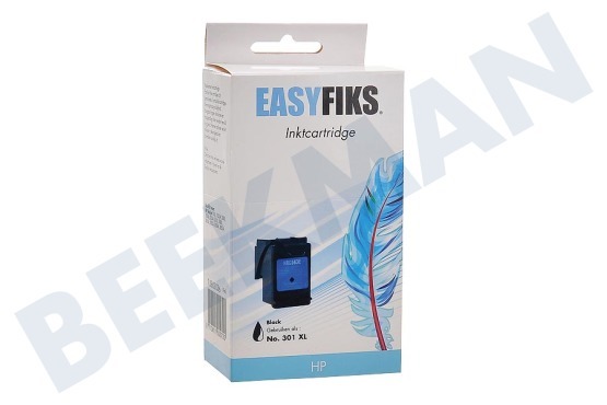 Easyfiks HP-Drucker Druckerpatrone Nr. 301 XL schwarz