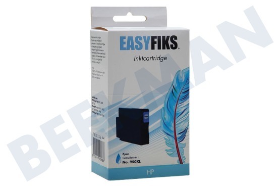 Easyfiks HP 951 XL Cyan Druckerpatrone Nr. 951 XL Cyan/Blau