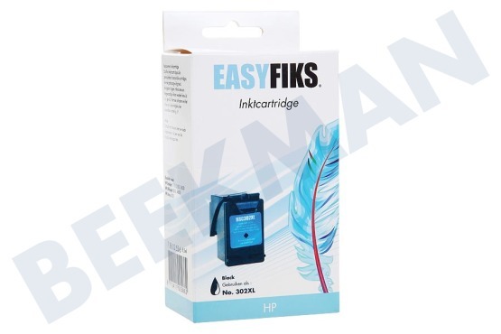 Easyfiks F6U68AE HP 302XL Schwarz