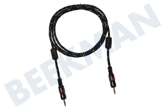 Cloudnine Jack-Kabel 2 x 3,5 mm Stereo Male 1.5m, Vergoldet